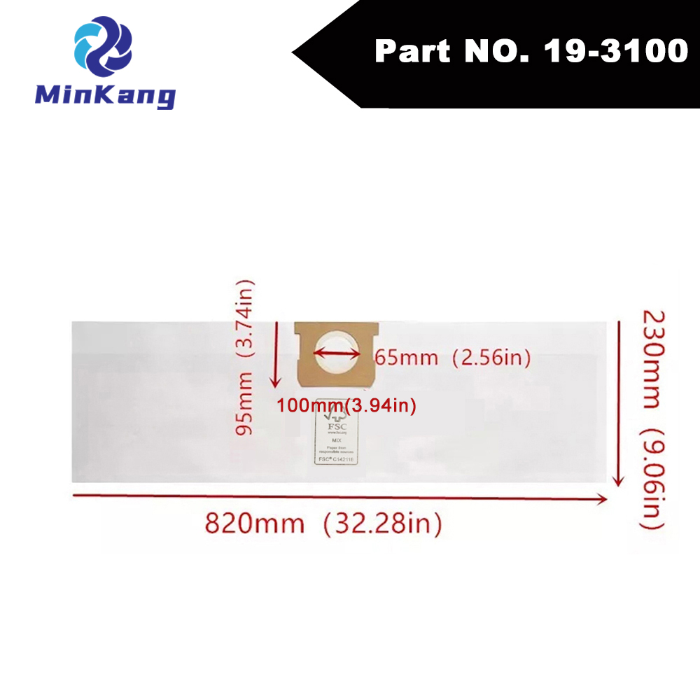 Reemplazo del filtro hepa Hyper Tough de 5 galones para aspiradora húmeda/seca: bolsa desechable con filtro de vacío de alta eficiencia