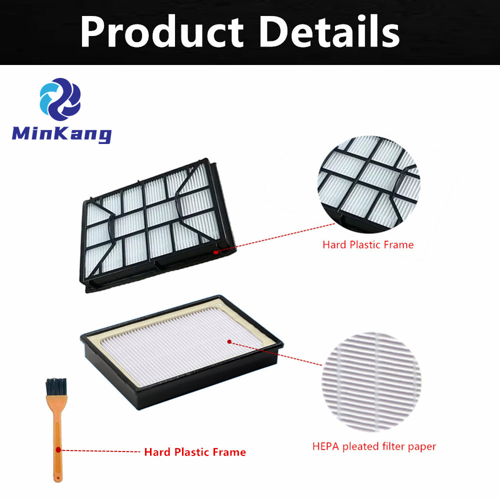 Reemplazo de filtro HEPA EF-12 para aspiradoras Kenmore 62731, 52731, 81615, 81614, BC4026, pieza #591021101 piezas de aspiradora