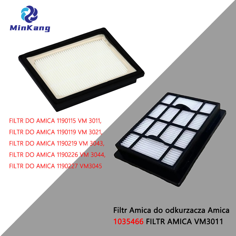 1035464 Filtro HEPA de vacío para AMICA Bagio Eco Series Aspirador VM3011 VM3021