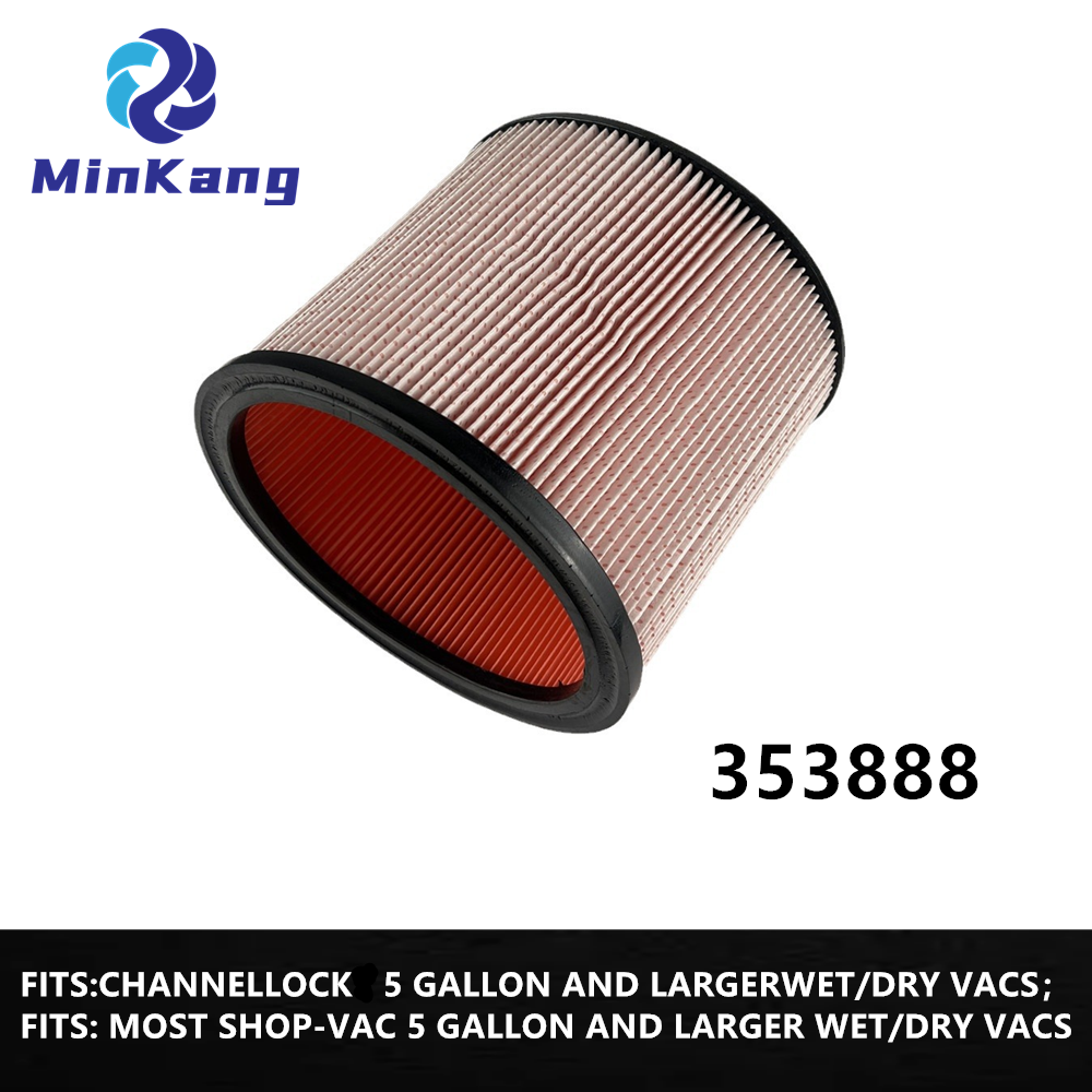  FILTRO HEPA para aspiradora con cartucho de polvo fino para aspiradoras CHANNELLOCK de 5 galones y m&aacute;s grandes, para la mayor&iacute;a de aspiradoras SHOP-VAC