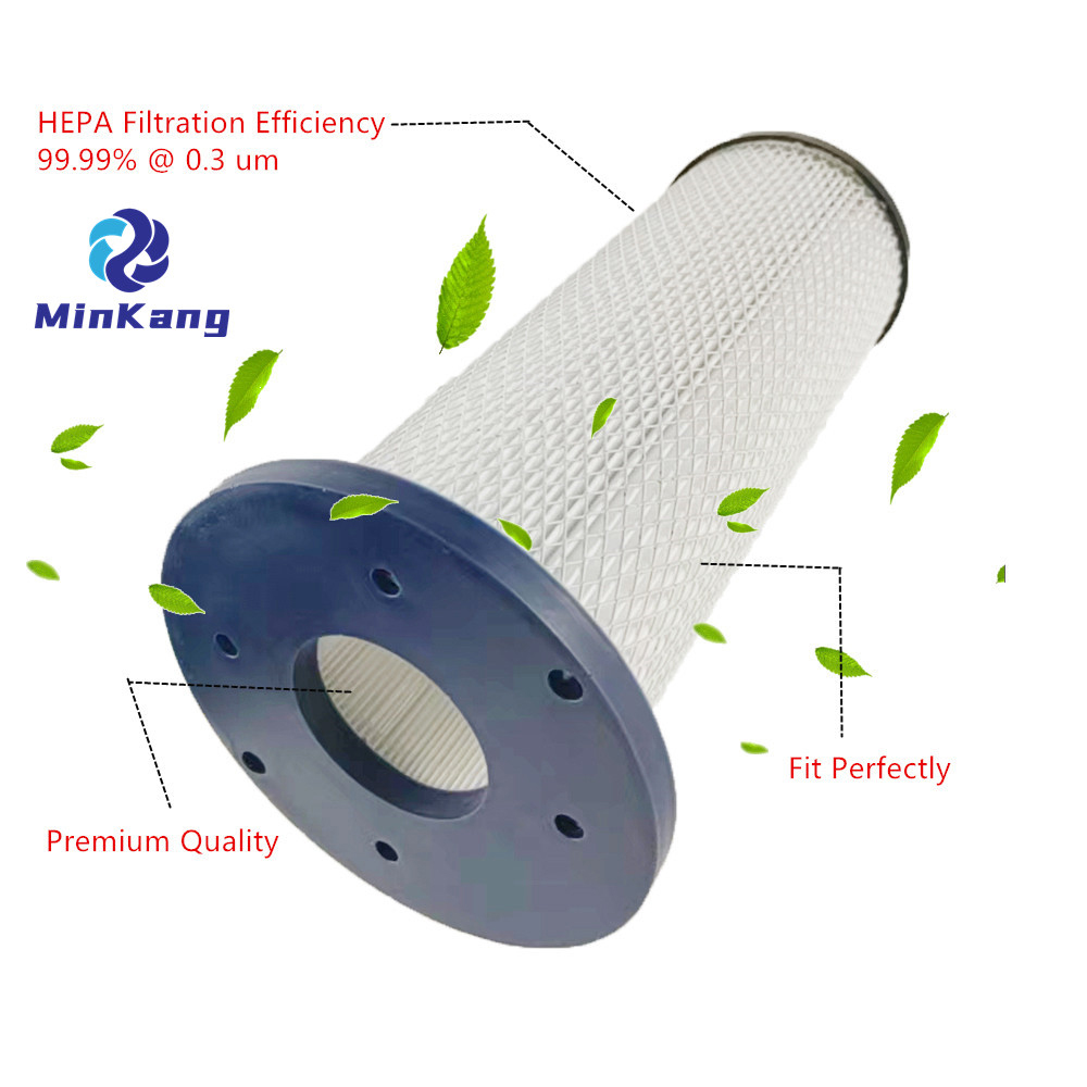 Cartucho de reemplazo de los filtros cónicos y los filtros HEPA para las piezas de aspiradora de control de polvo industrial de Dashclean