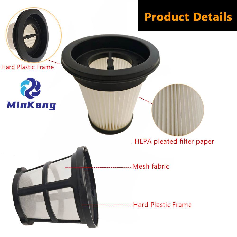Filtro de papel hepa para aspiradora, cubierta de red para limpieza de filtro de aspiradora inalámbrica de mano STIHL SEA20