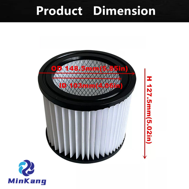 08-2551 Filtro HEPA de cartucho para aspiradora Stanley de 5 galones, piezas de aspiradora en seco/mojado